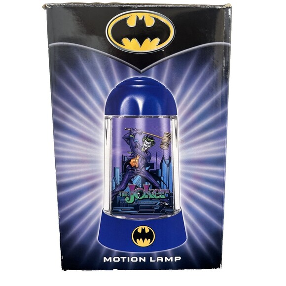 Batman Motion Lamp - 2004 Rabbit Tanaka DC Comics Rotating & Lights- Working - Picture 2 of 8